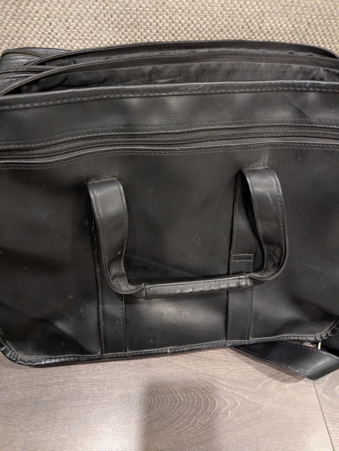 Buxton Black Laptop Briefcase - photo 5