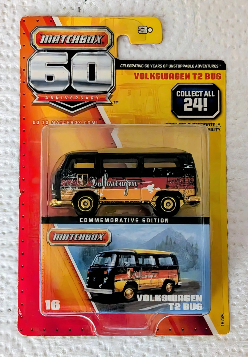 Matchbox 60th Anniversary Volkswagen T2 Bus