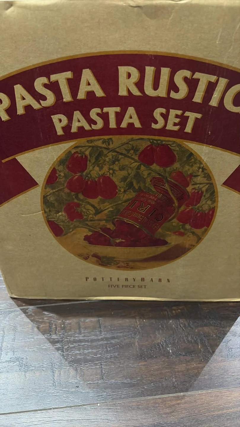 Pottery Barn Pasta Rustica Five Piece Set