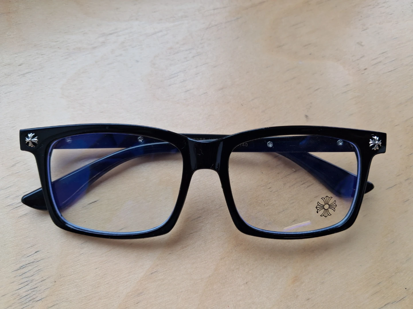 Chrome Hearts Black Eyeglasses