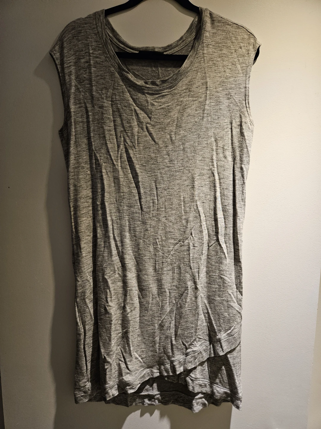 Grey sleeveless dress