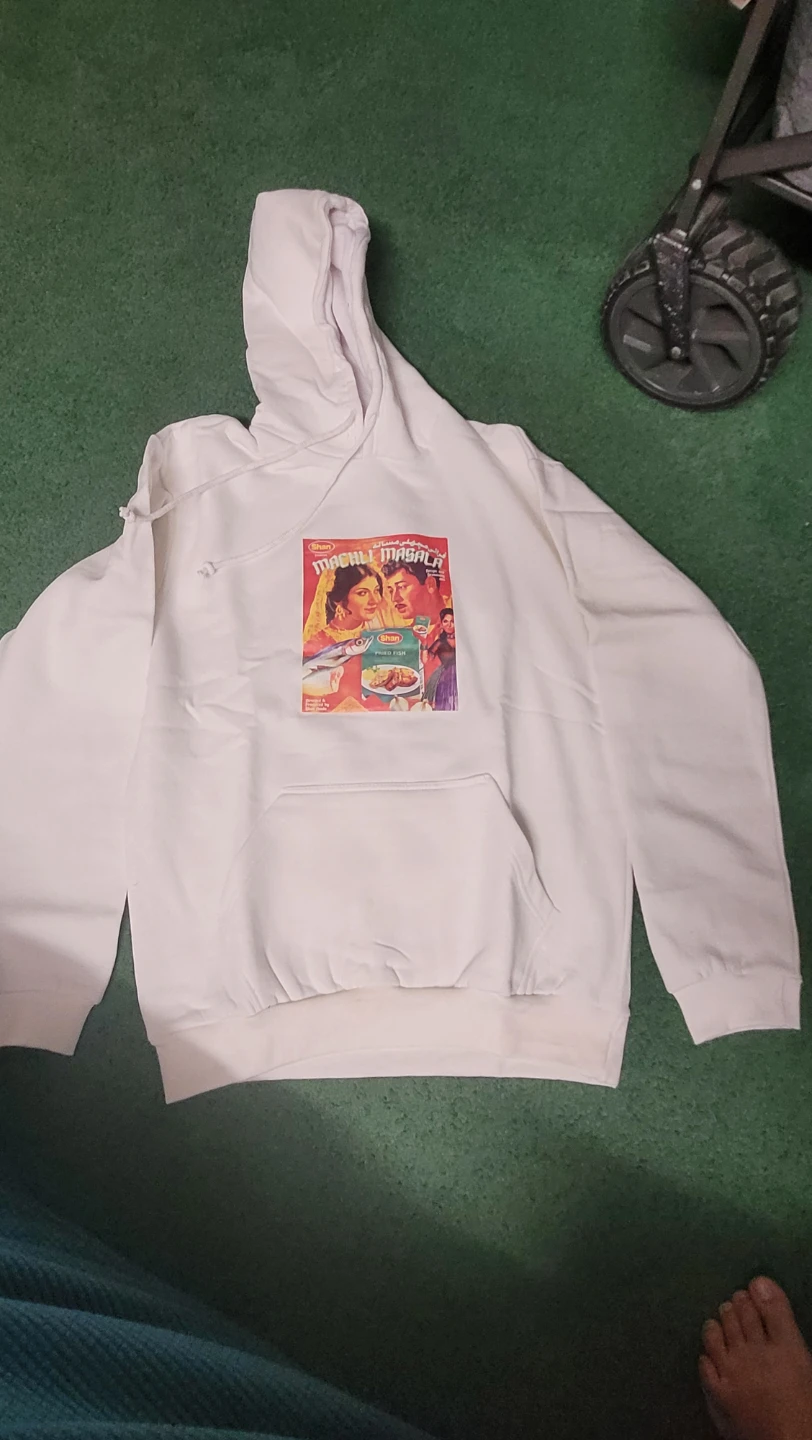 Shan Foods Machli Masala White Hoodie - photo 2
