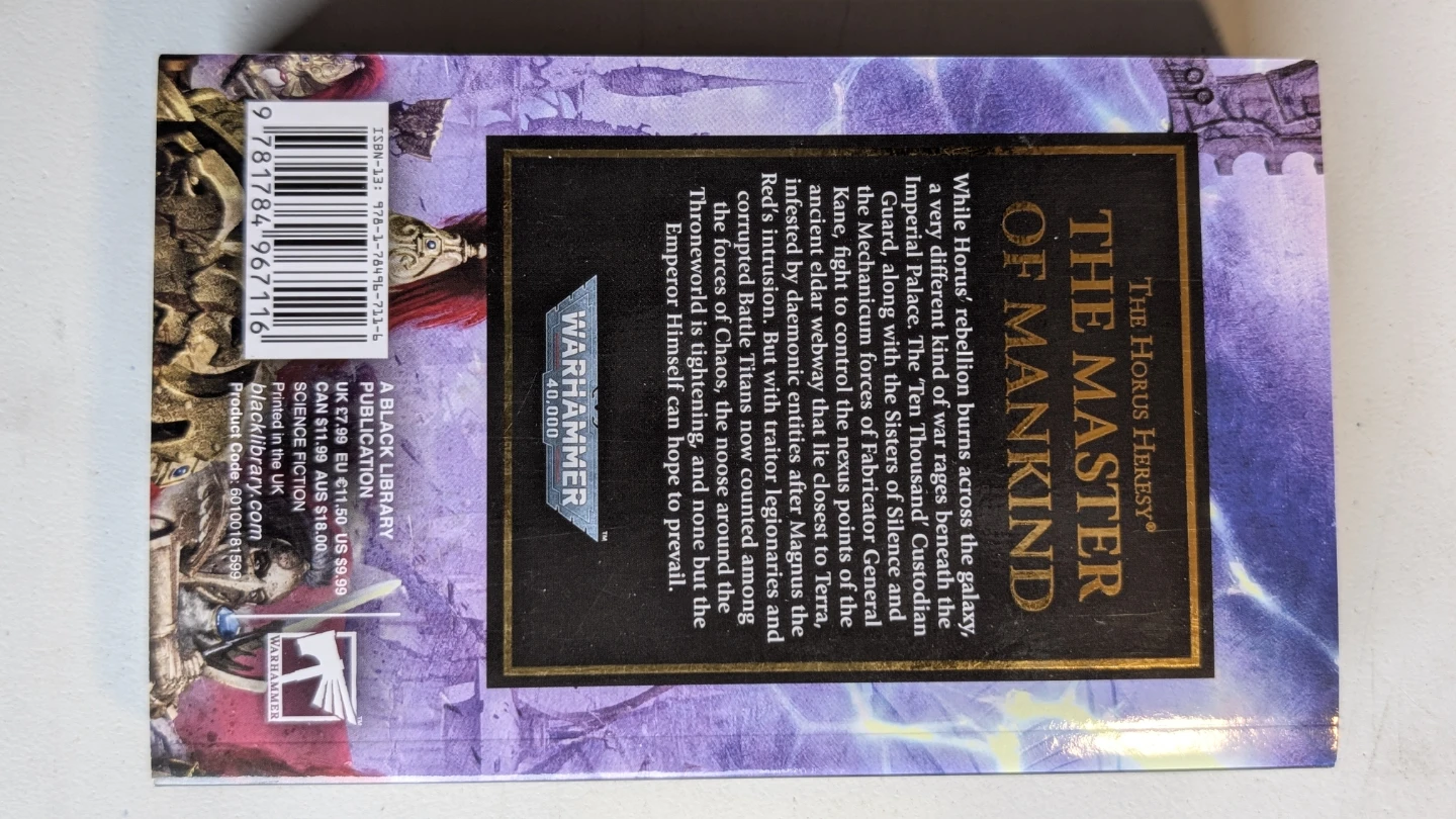 The Master of Mankind - The Horus Heresy, Book 41 - photo 3