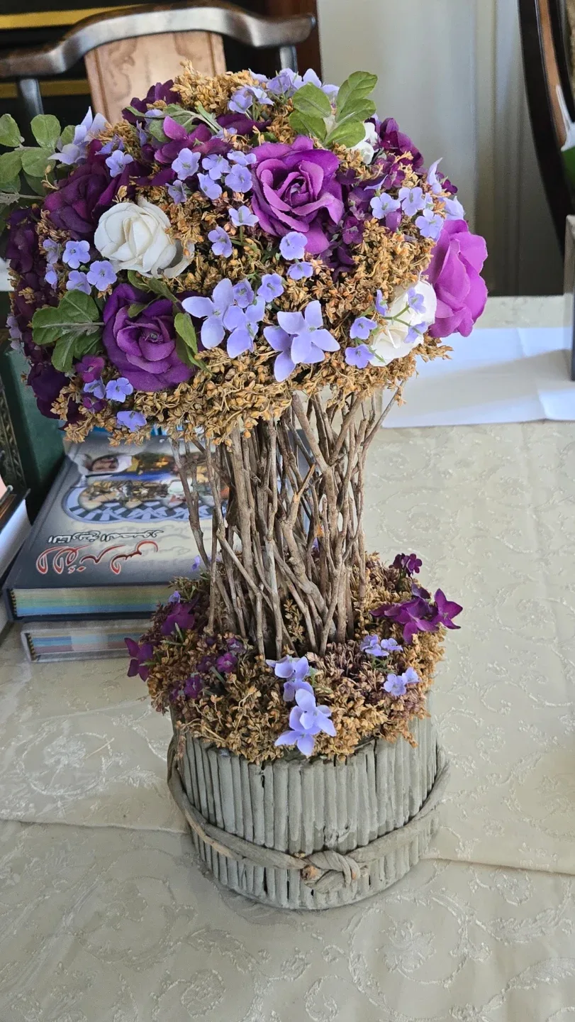 Artificial Floral Arrangement Topiary