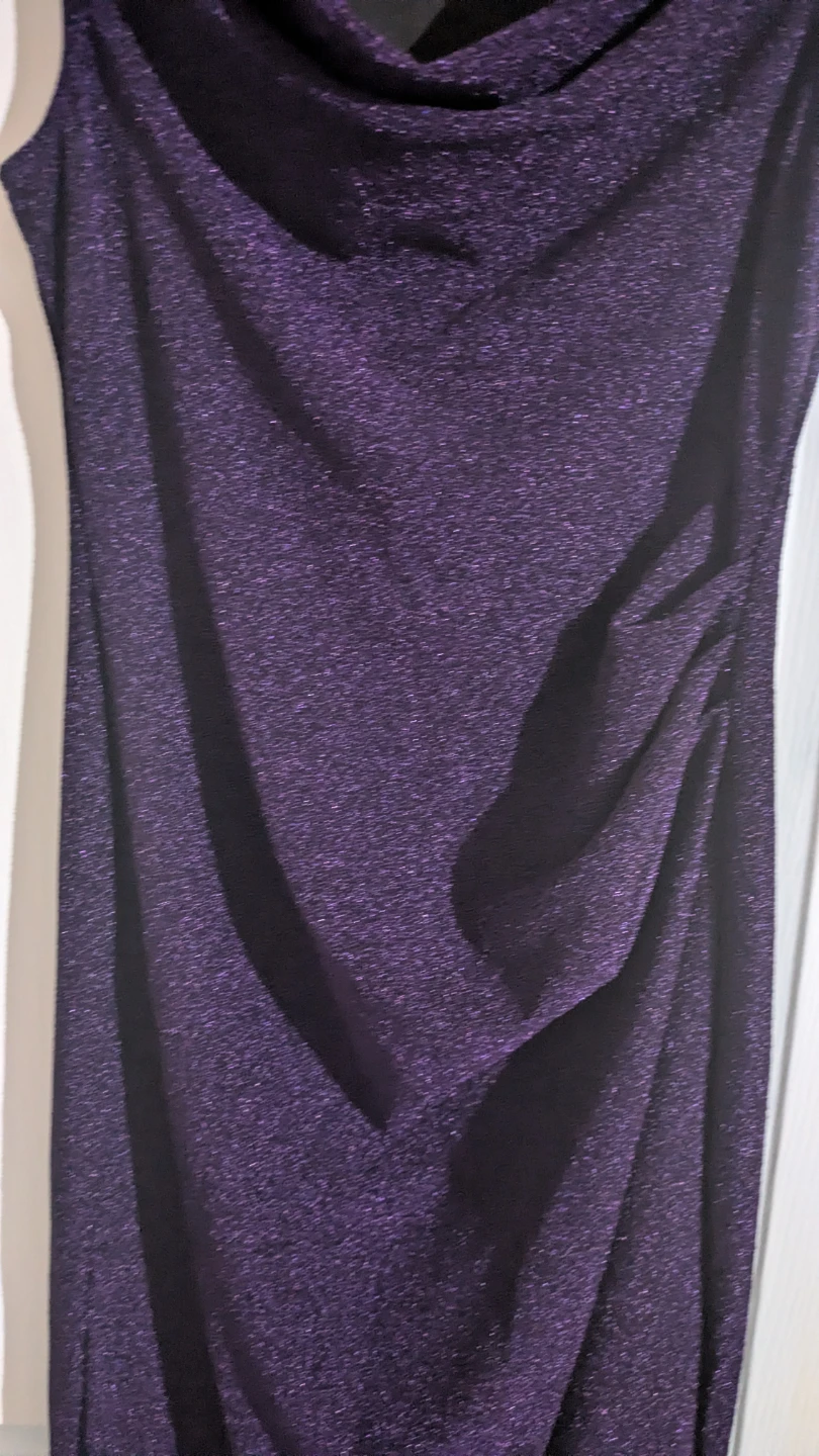Purple Shimmer Midi Dress - photo 2