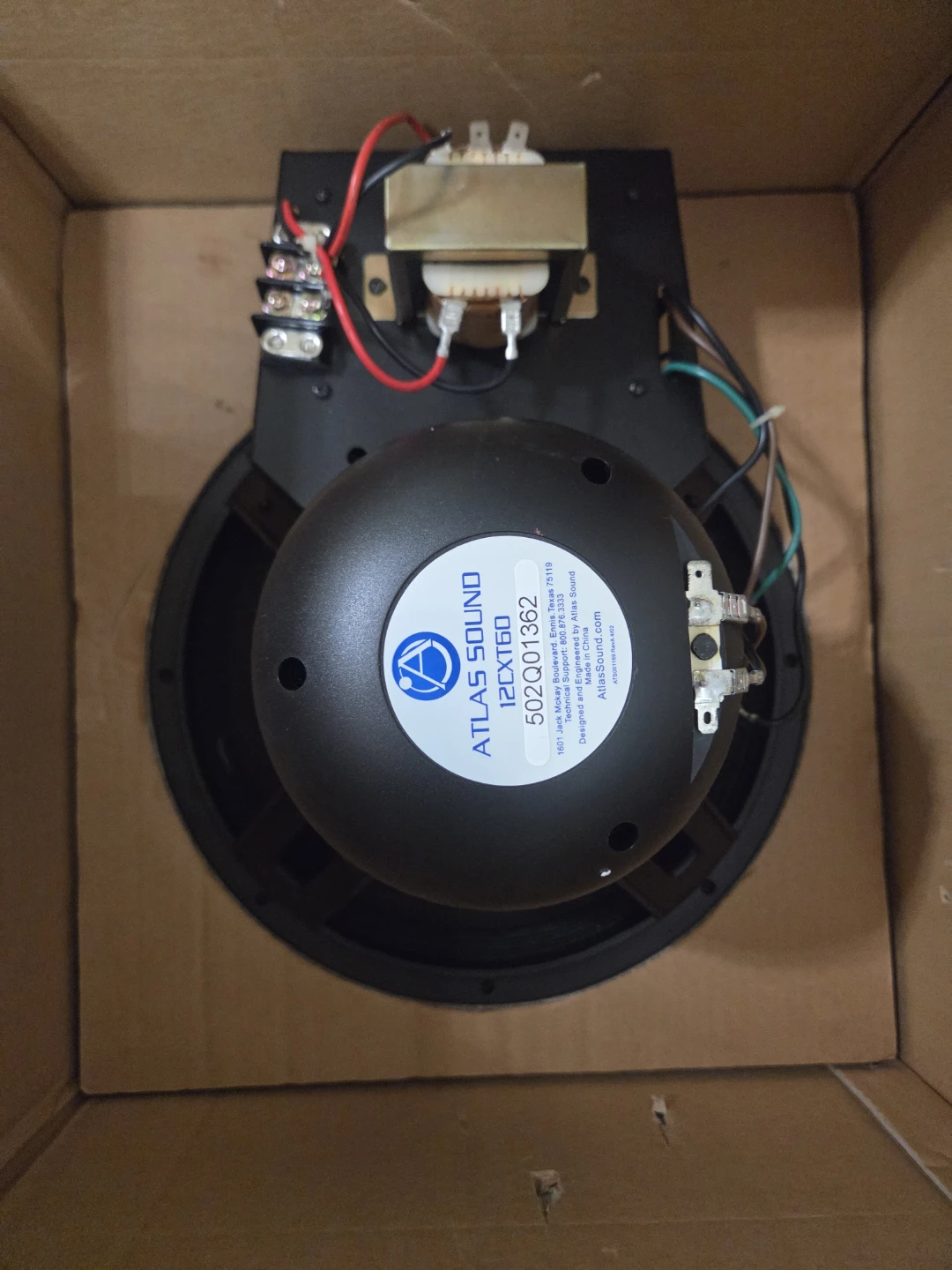 2x Atlas Sound 12CXT60 12-inch Coaxial Compression Driver