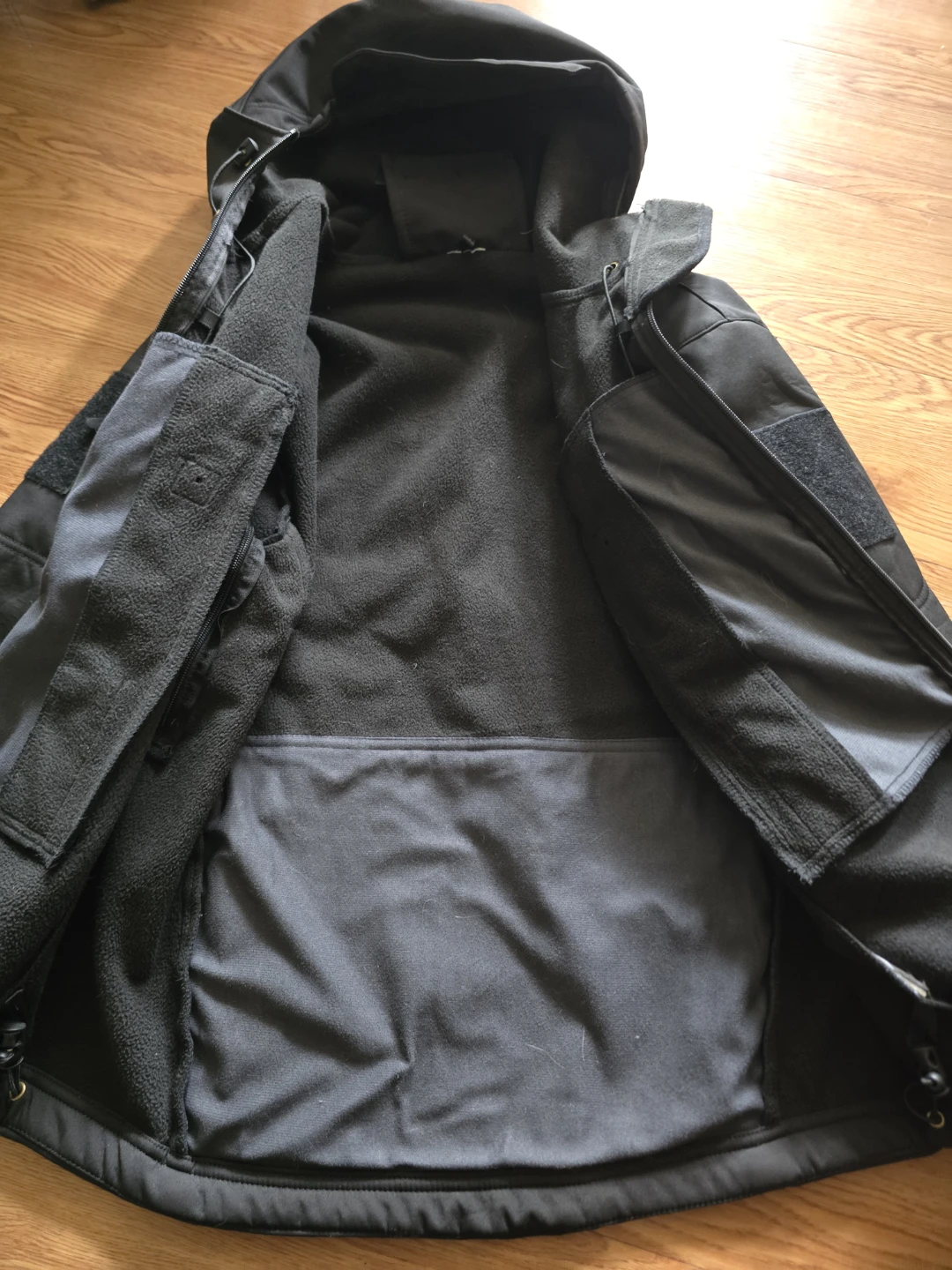 Black Softshell Shark Jacket with Fleece Lining - photo 2