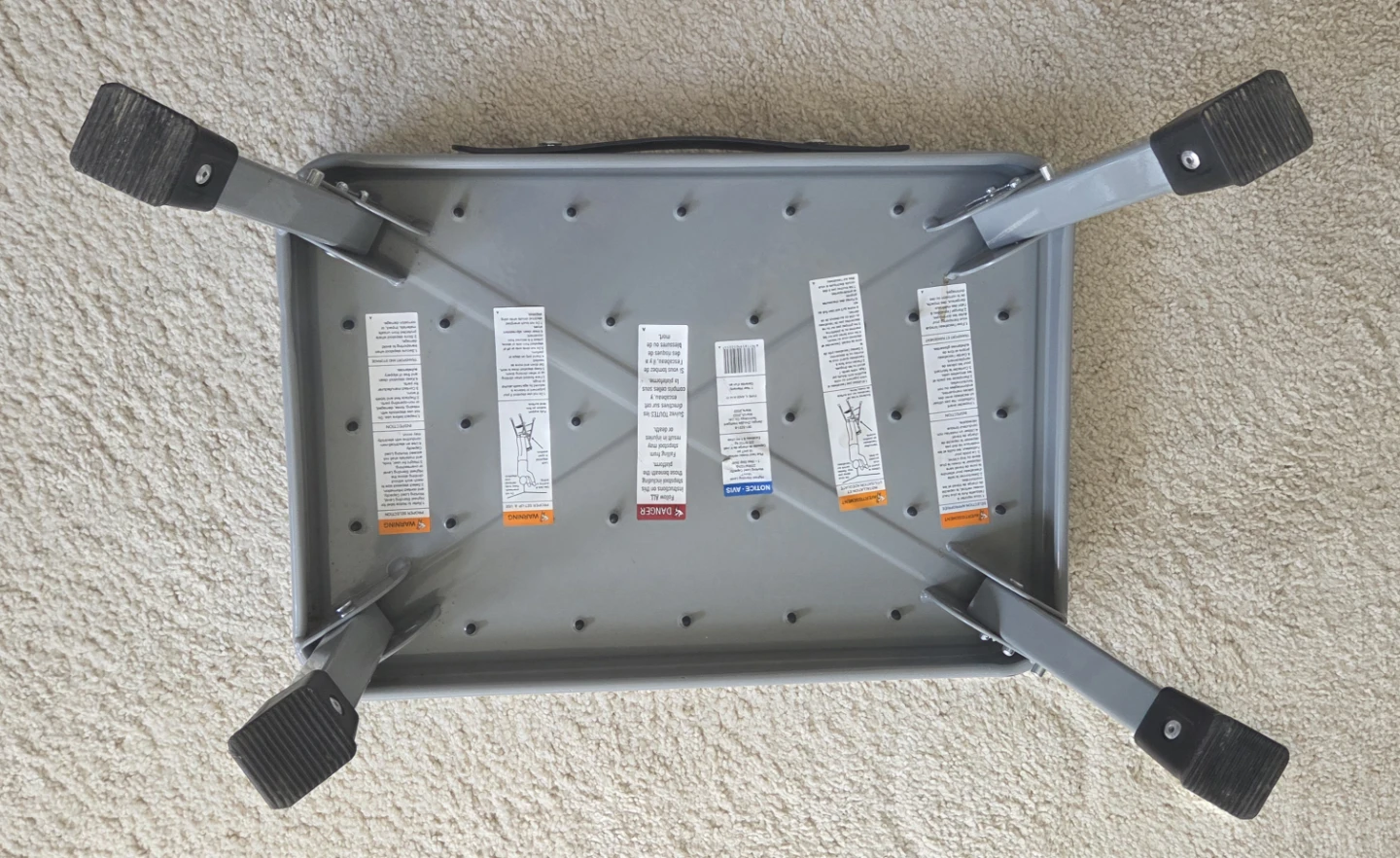 Folding Metal Step Stool - photo 2