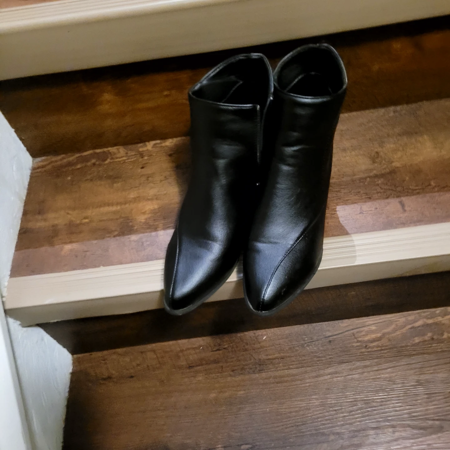 Black Ankle Boots. Size 8 - photo 2