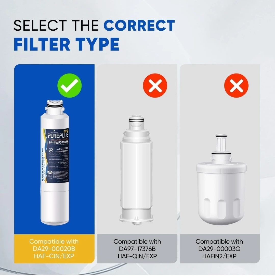 Pureplus Refrigerator Water Filter 2-Pack - photo 2
