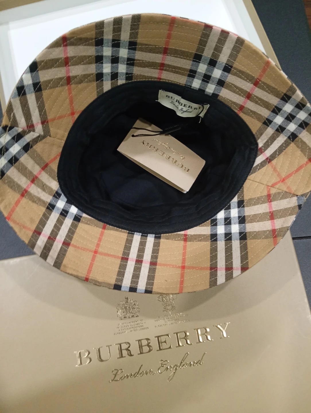 Burberry Vintage Check Bucket Hat unisex ual not you - photo 3