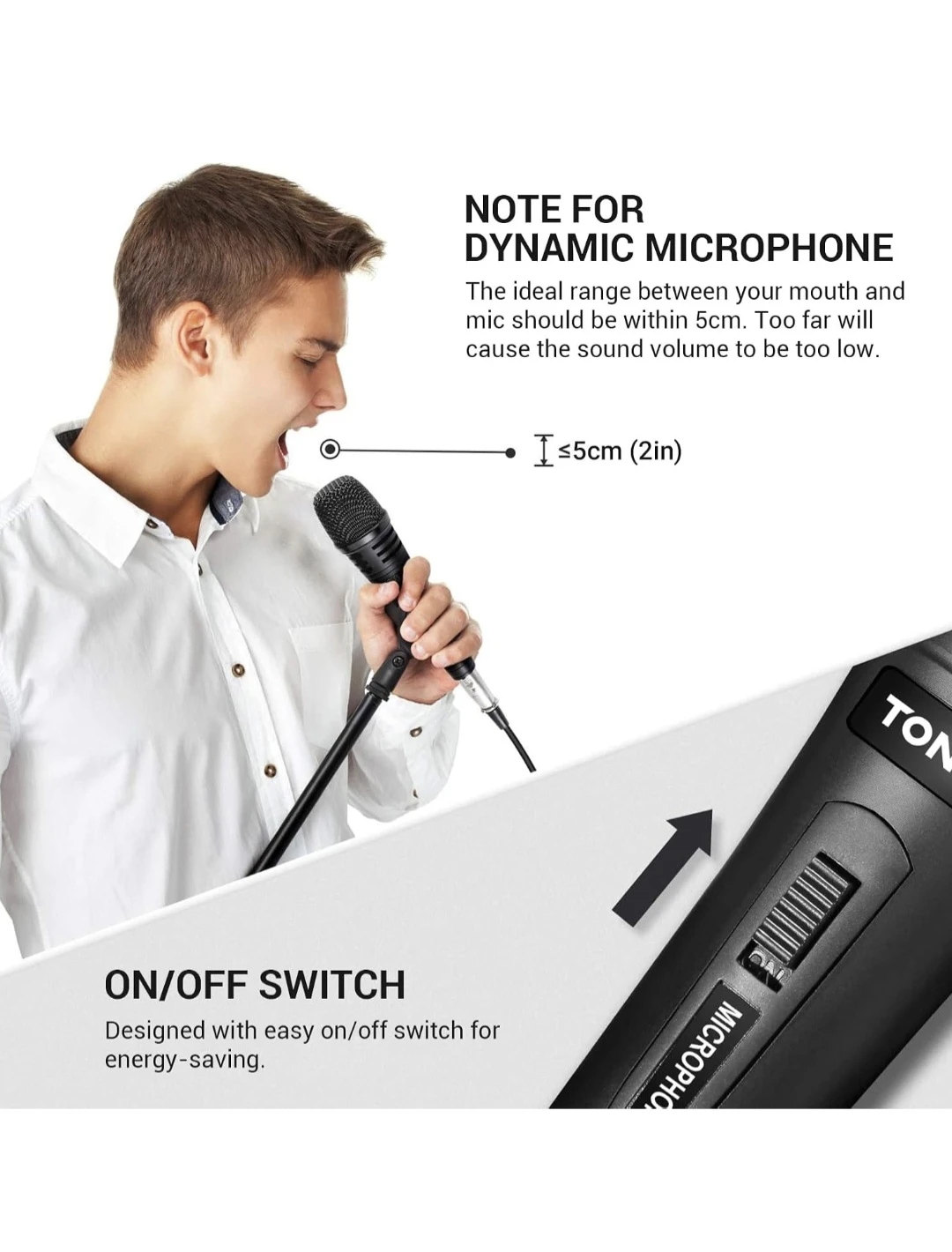 Dynamic Microphone with 5m Cable - photo 5
