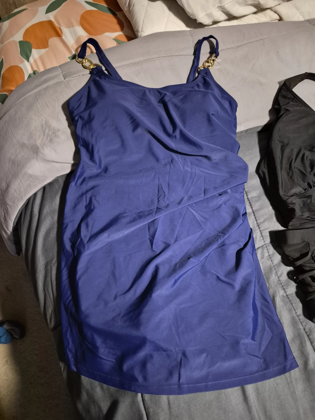 Blue One-Piece Swimsuit