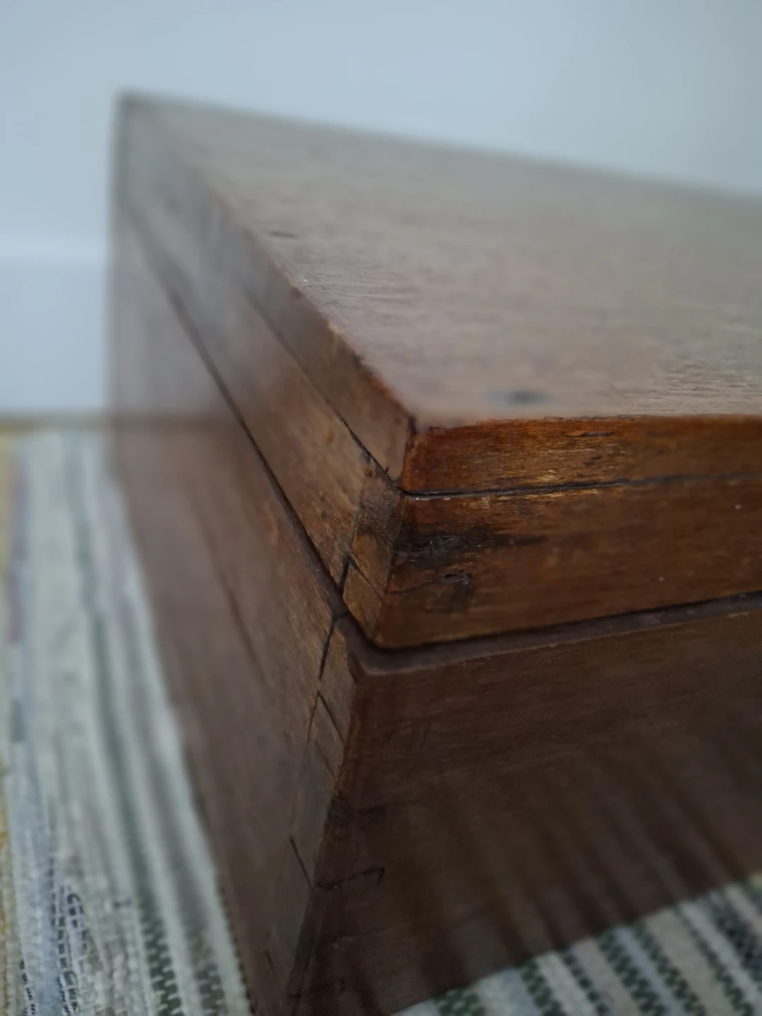 Vintage Wooden Storage Box - photo 5