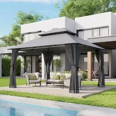 Courtyard Canopy Gazebo 12x10 ft