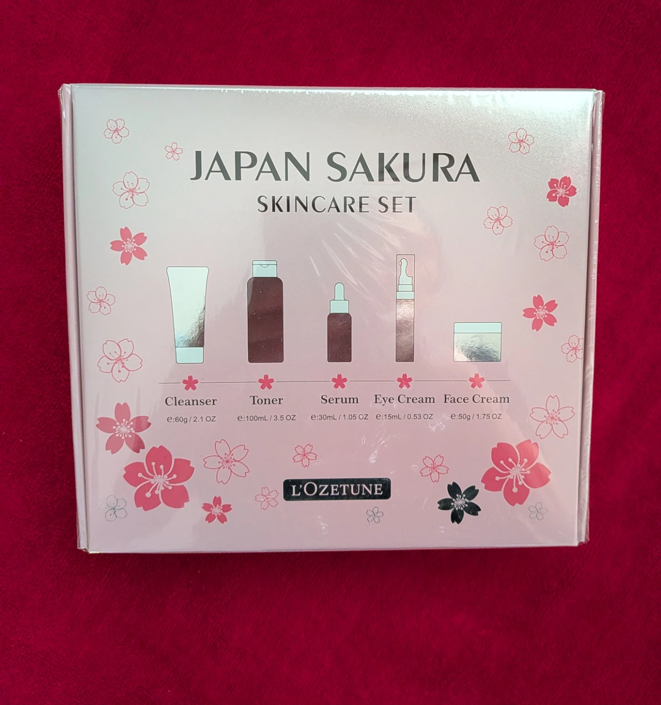 Lozetune Japan Sakura Skincare Set
