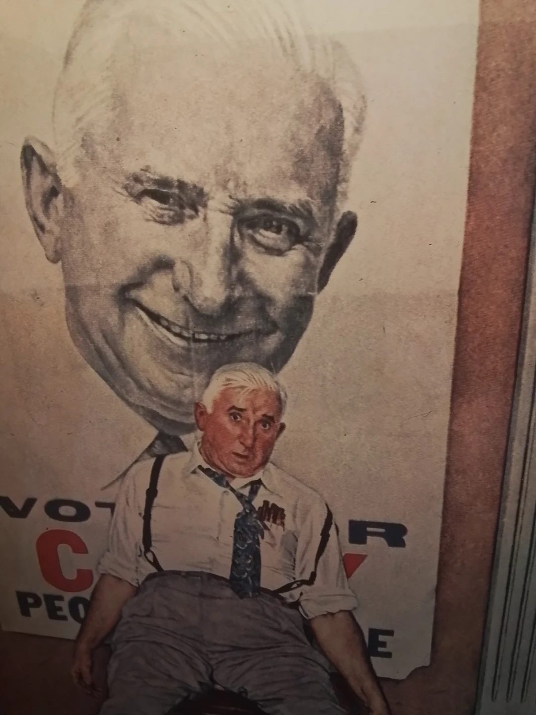 Vintage Norman Rockwell "Elect Casey" - photo 2