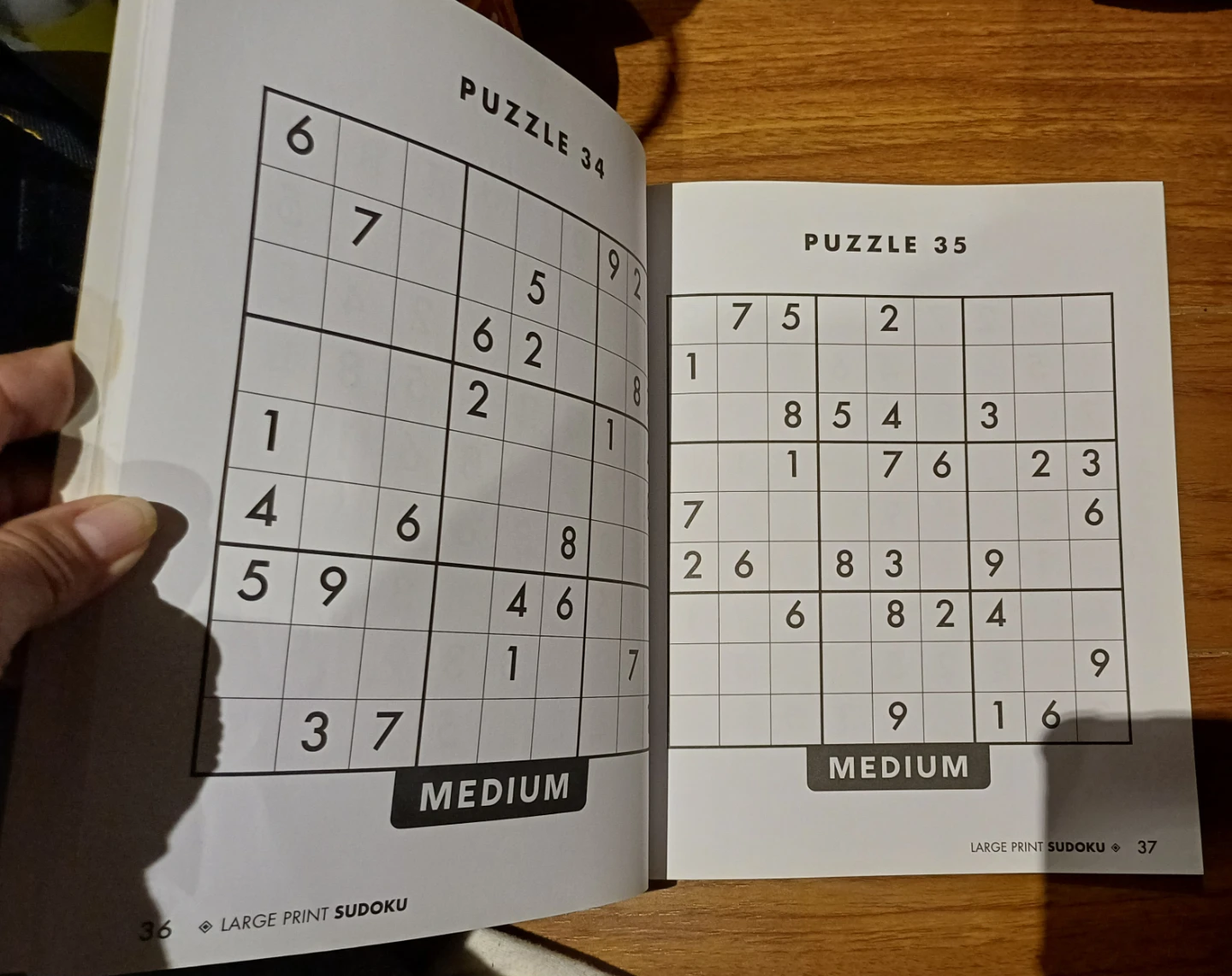 Papp Puzzles Large Print Sudoku Book - photo 3