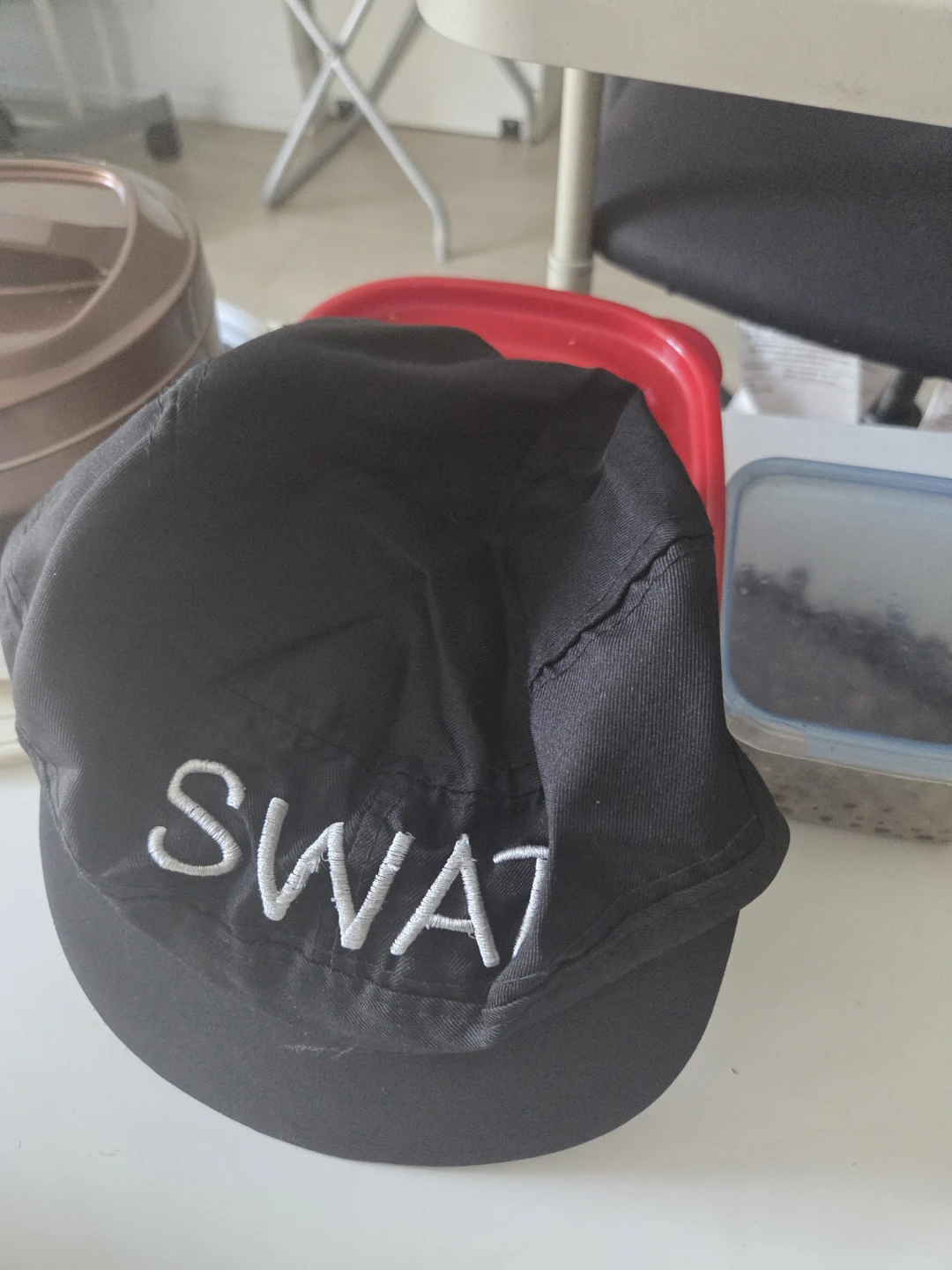 Black SWAT Baseball Cap