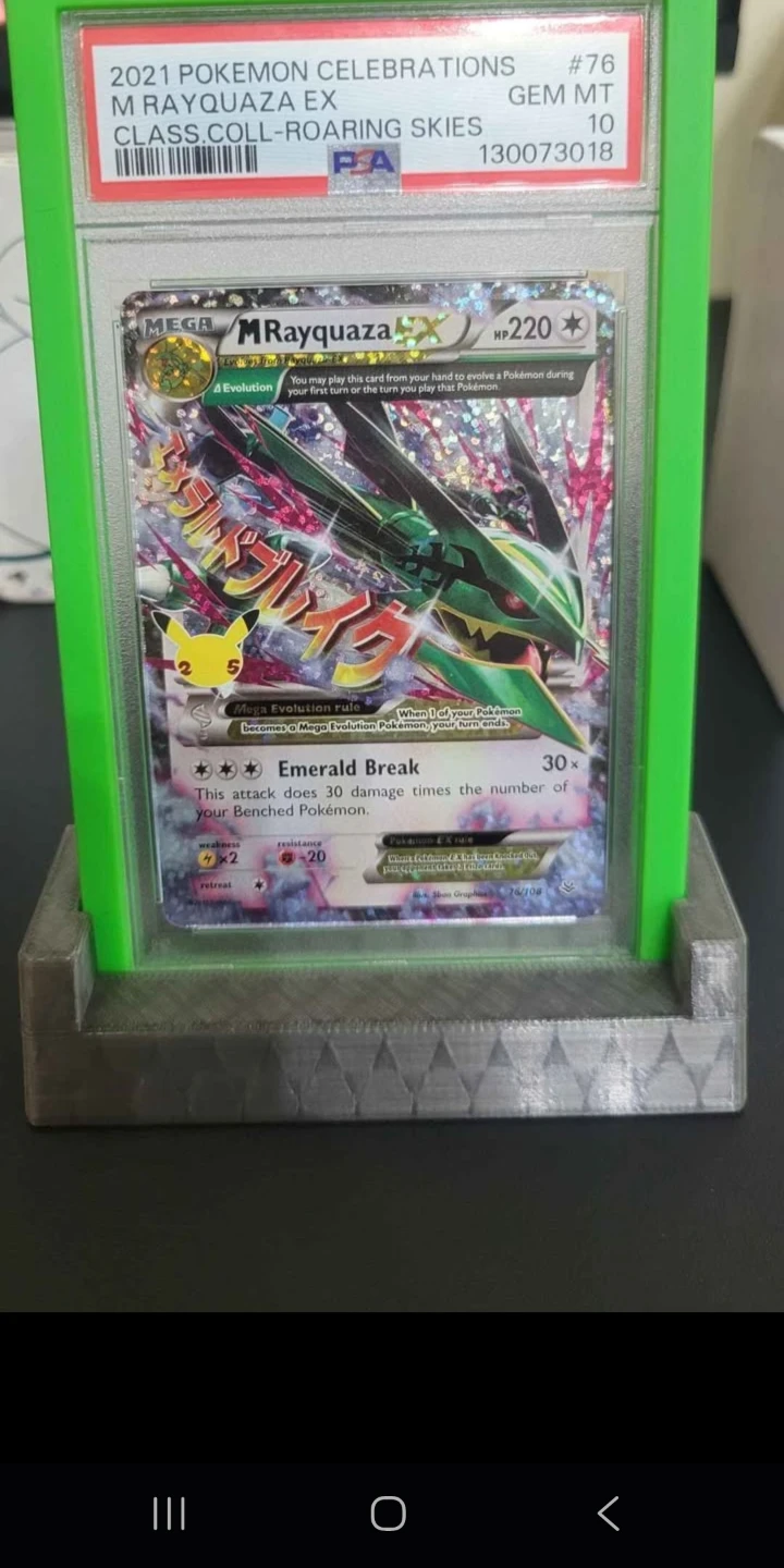 PSA 10 M Rayquaza EX 2021 Pokemon Celebrations Card