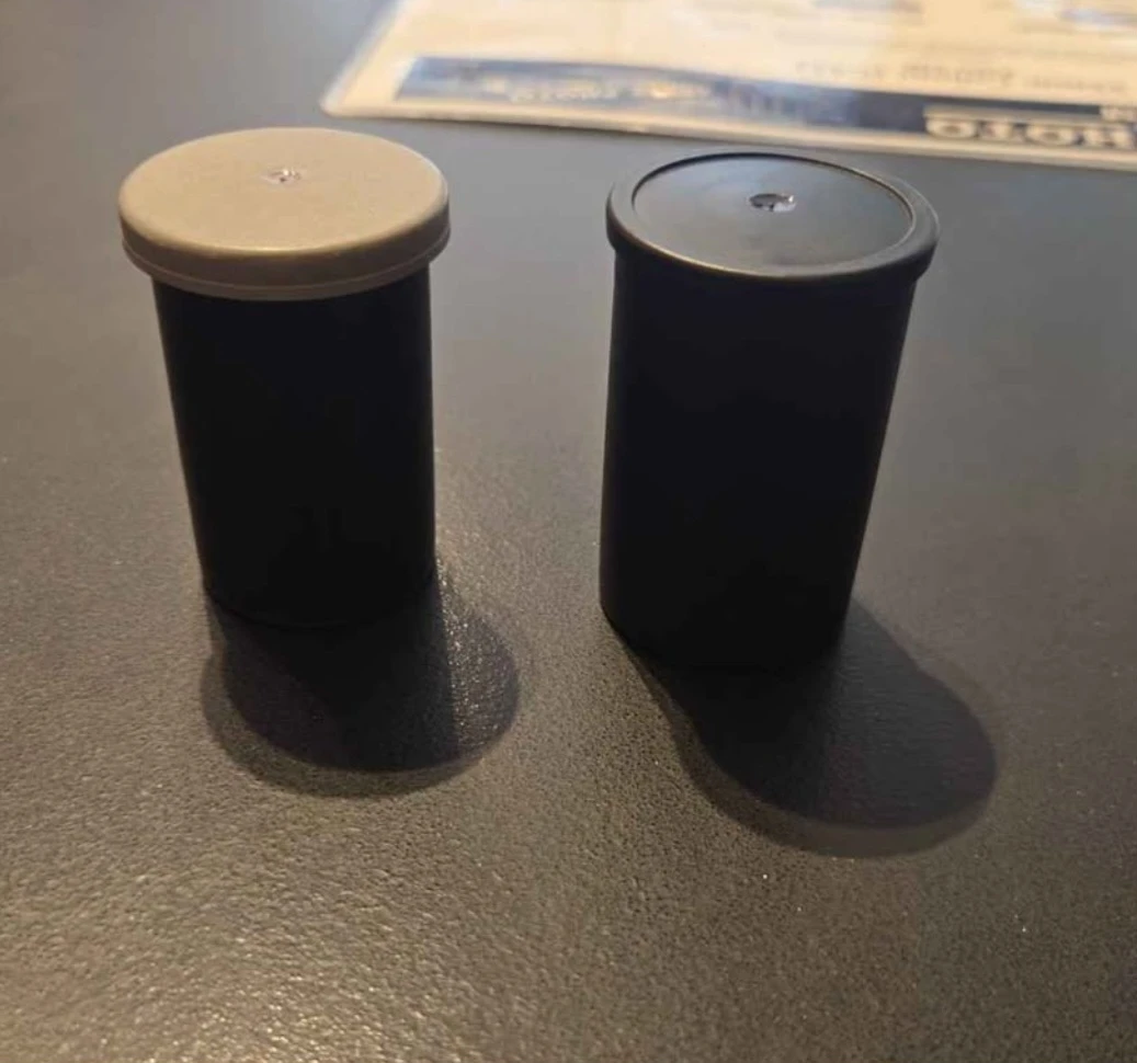 Plastic 35mm Film Canisters