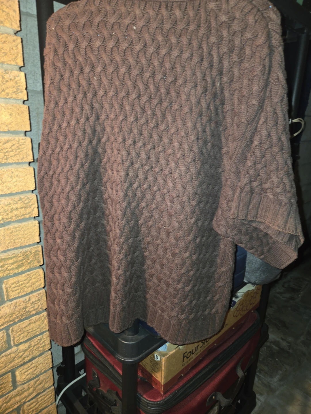 Style & Co. Brown Cable Knit Cardigan - photo 2