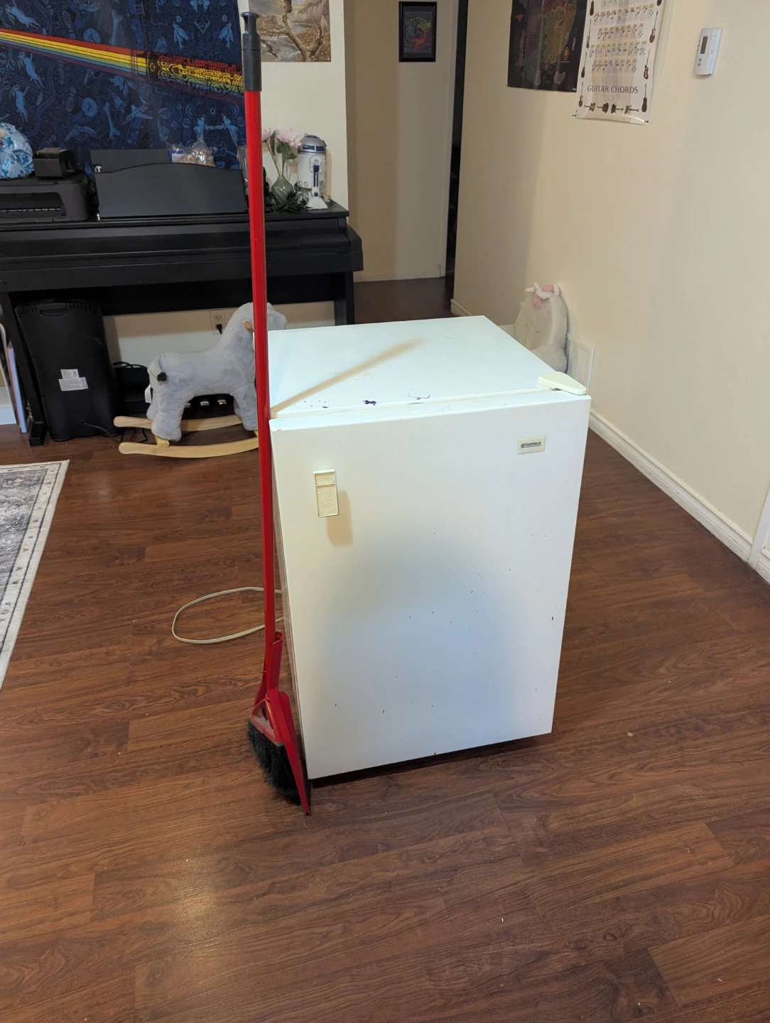 Compact White Freezer
