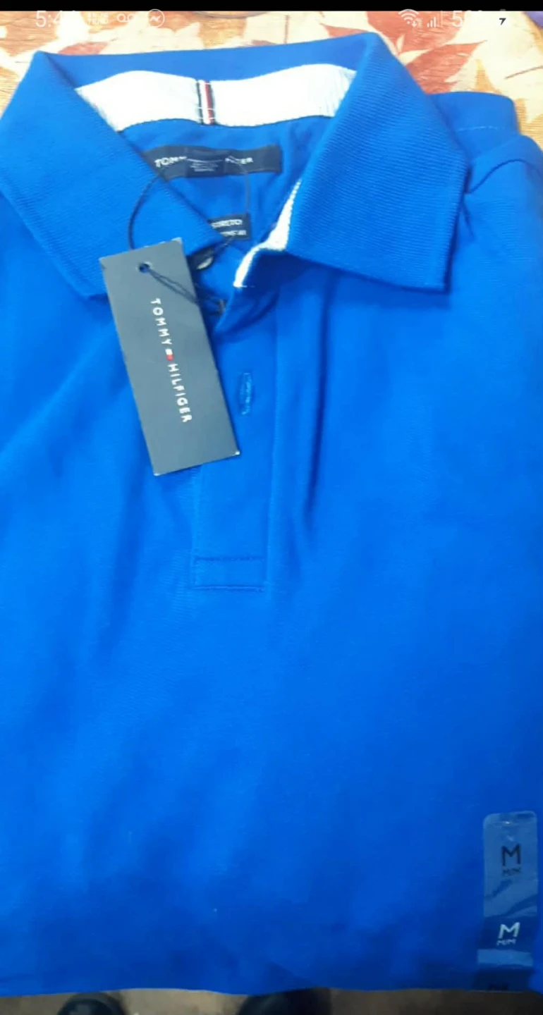 Tommy Hilfiger Blue Polo Shirt - Size M