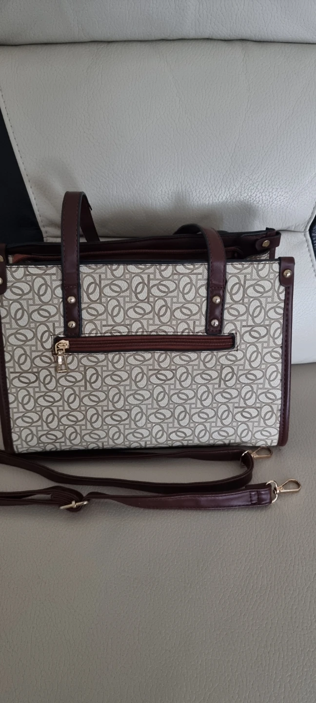 Bebe monogram satchel handbag - photo 3