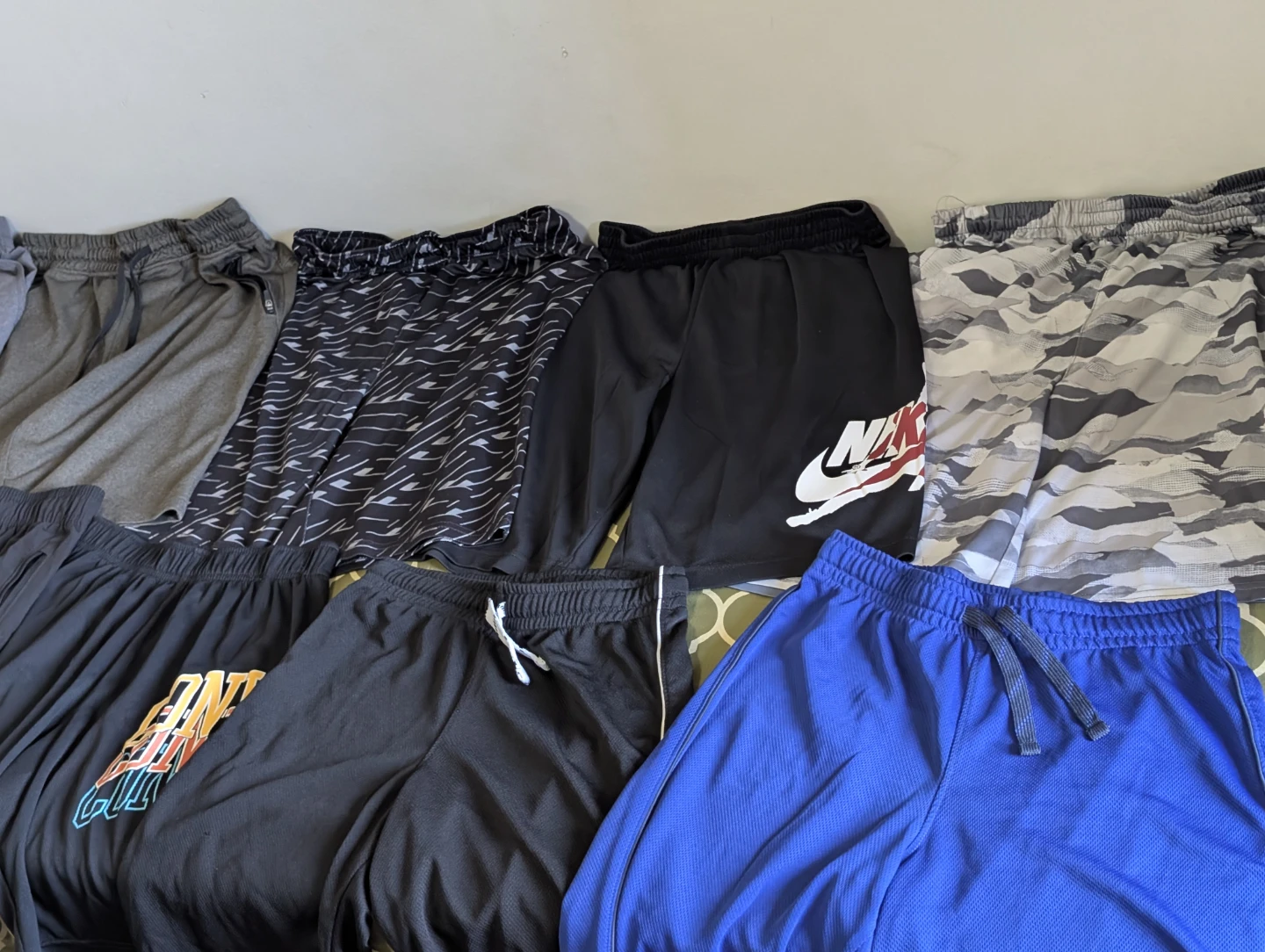 Lot of 11 Athletic Shorts  for 10-12 yr old - photo 2