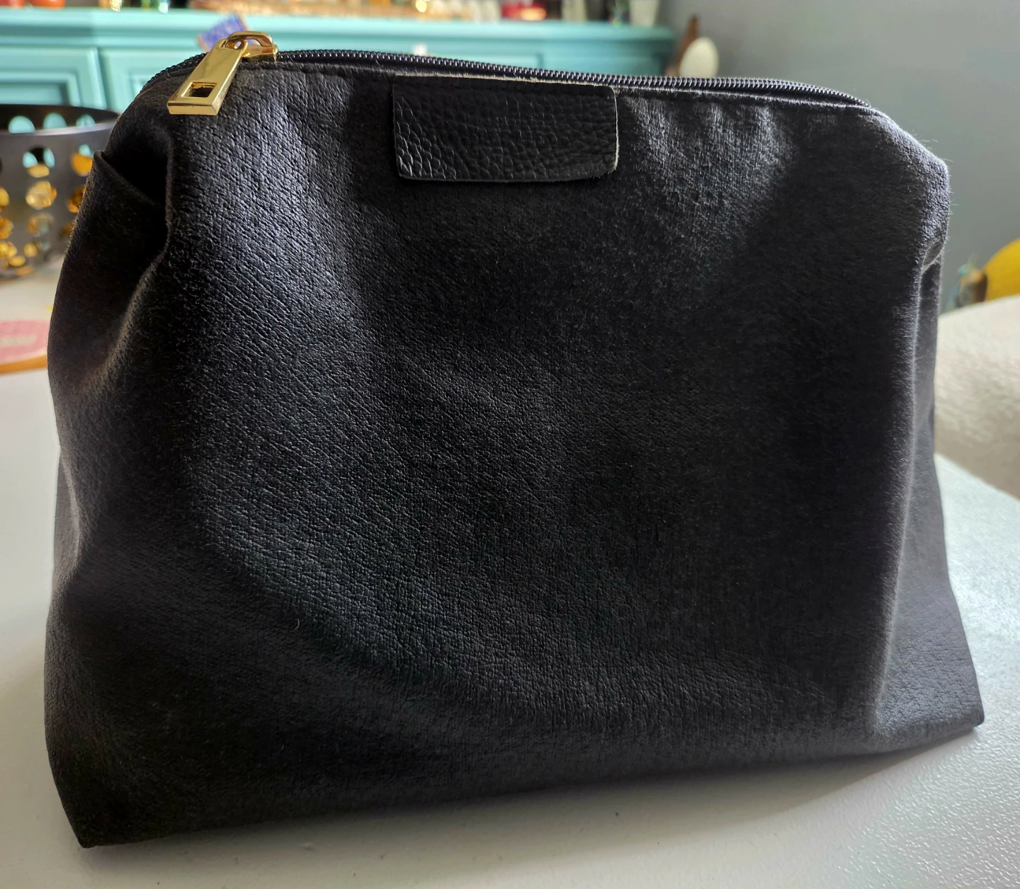 Vera Pelle Black Leather Tote Bag - photo 3