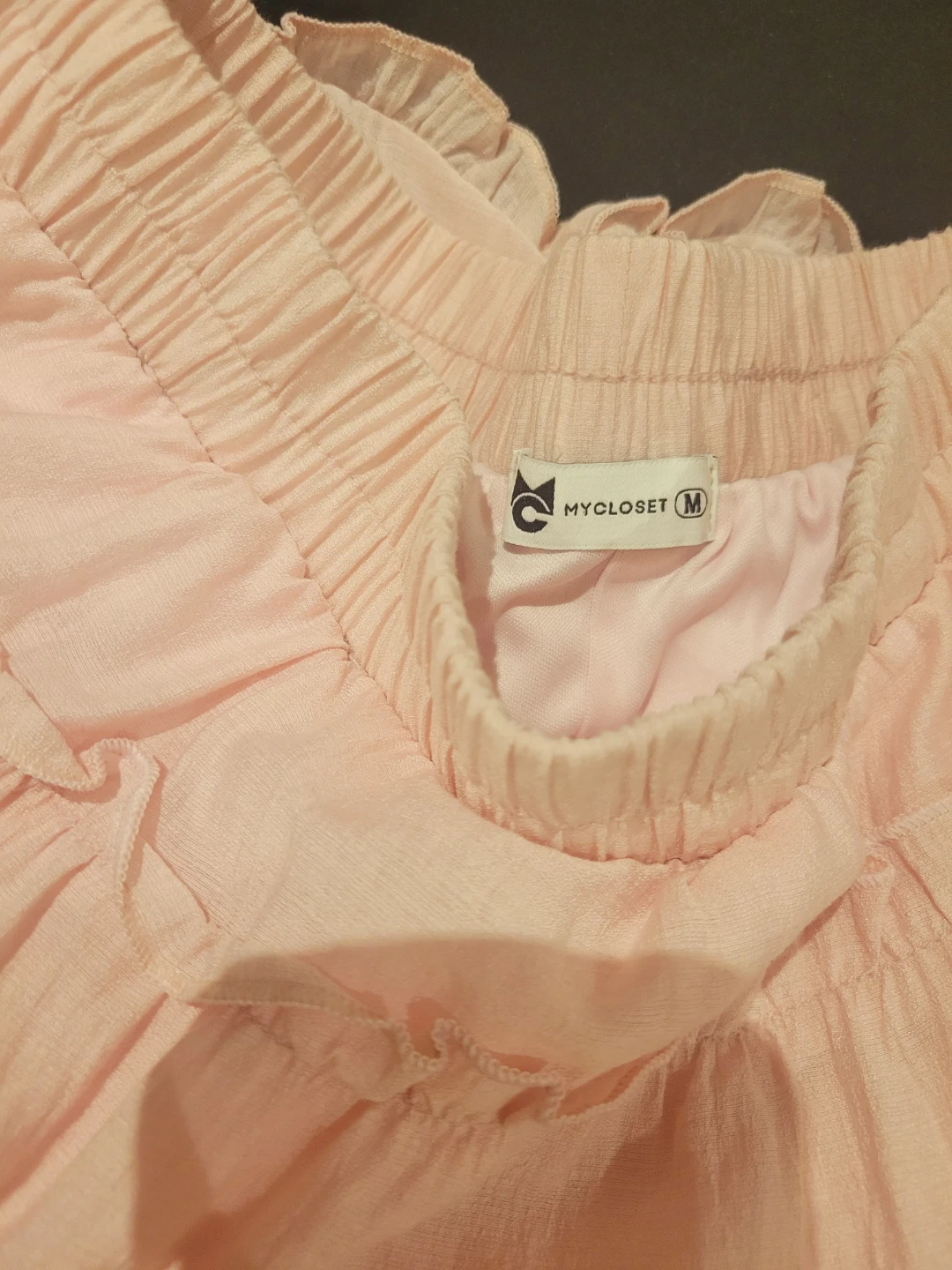 Pastel Pink Tiered Skirt - photo 3
