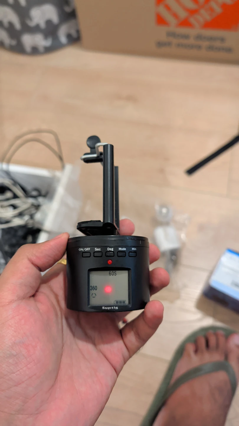 Suptig 360 Degree Rotating Time Lapse Tripod Head - photo 3