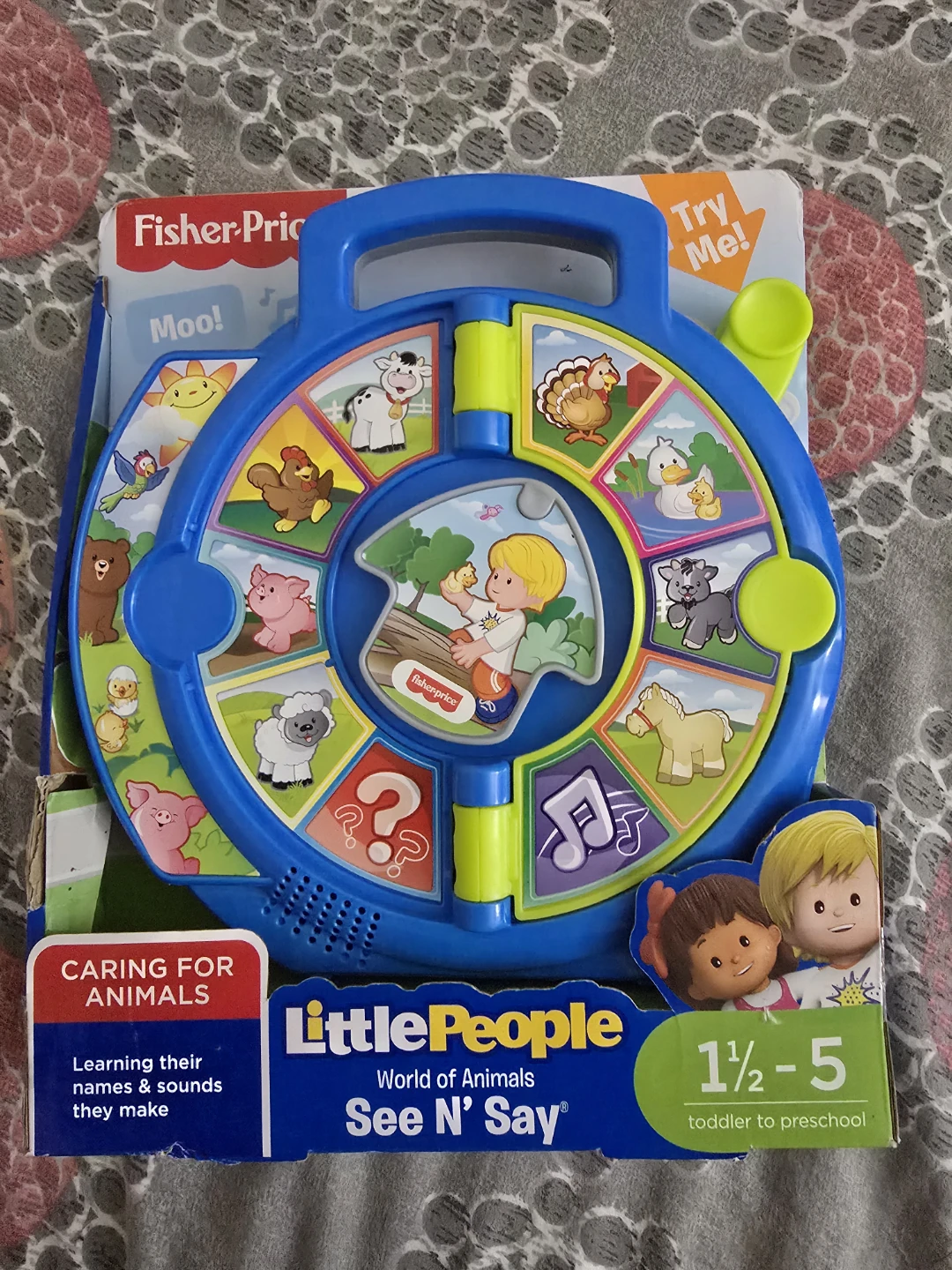 🏈 Fisher-Price Little People See N' Say