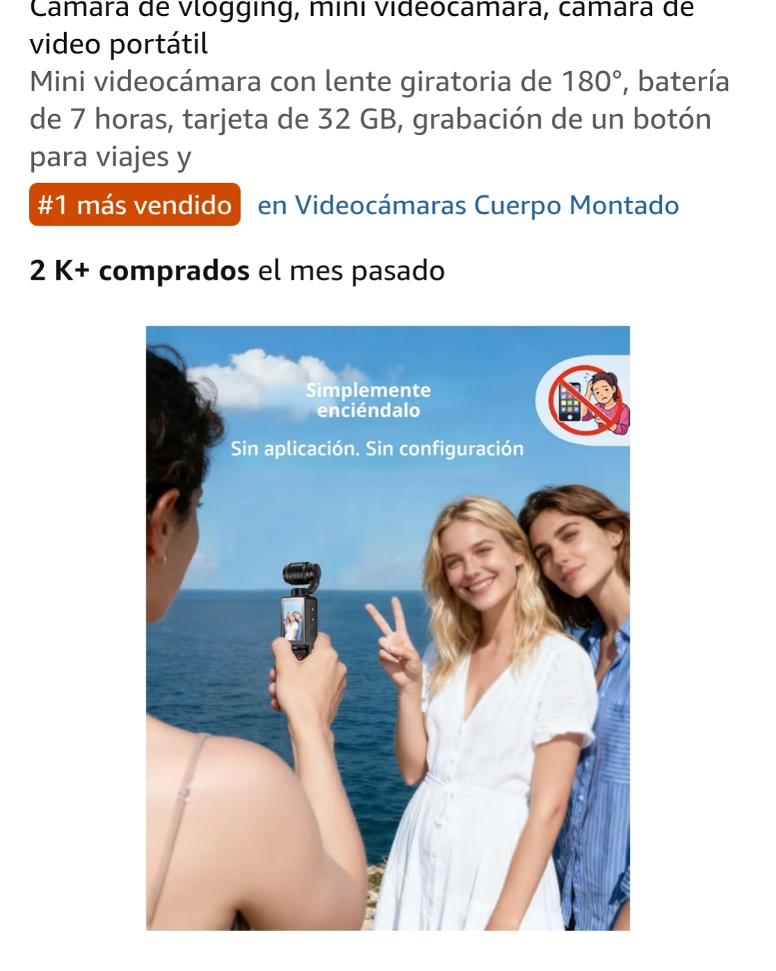 Black Portable Vlogging Camera (cash only) - photo 3