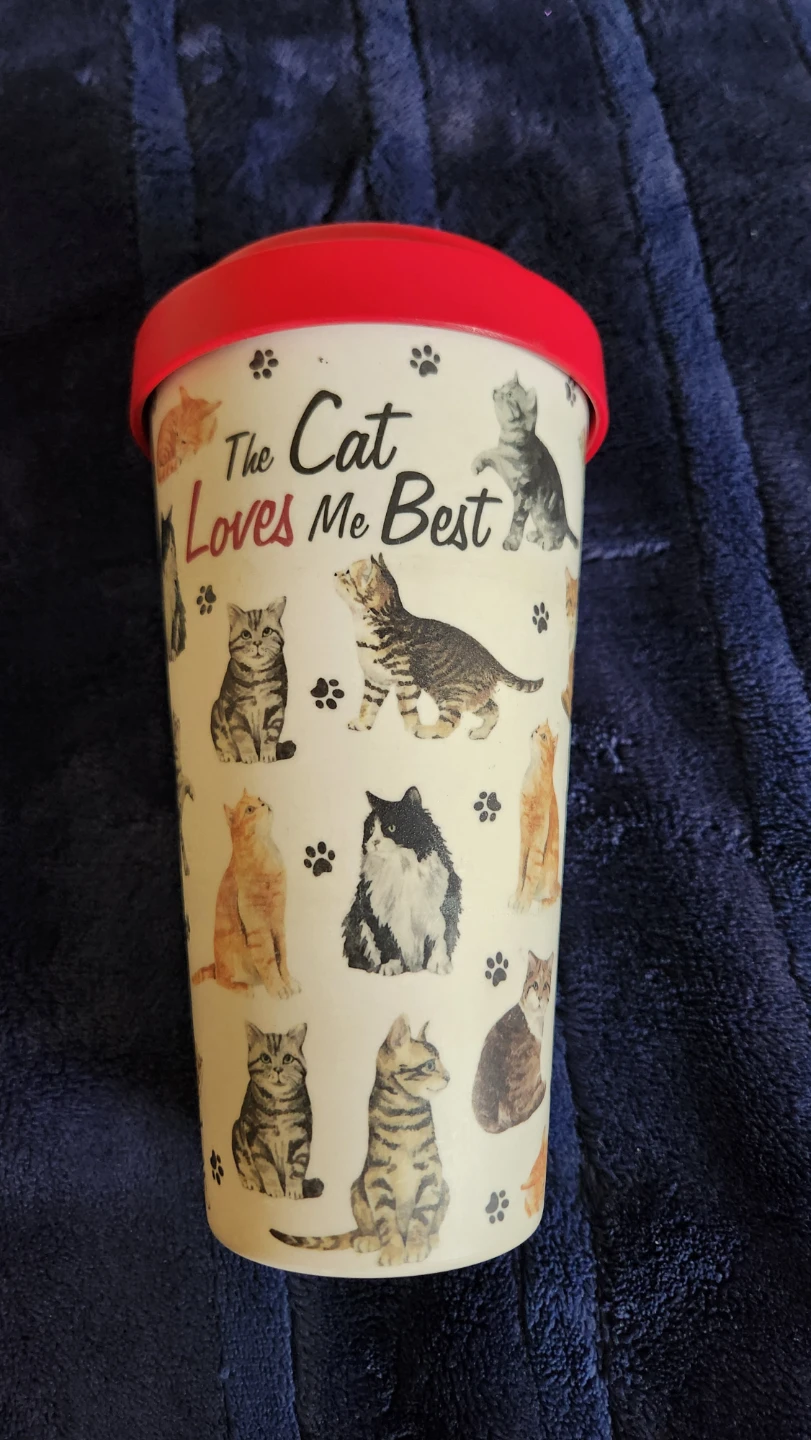 Cat Themed Travel Mug