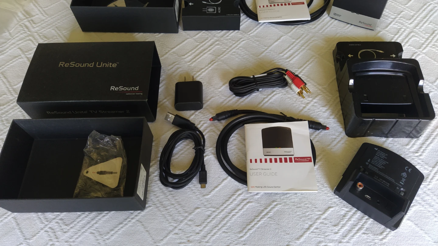 Like new ReSound Unite Hearing Aid Wireless Accessories Bundle - photo 5