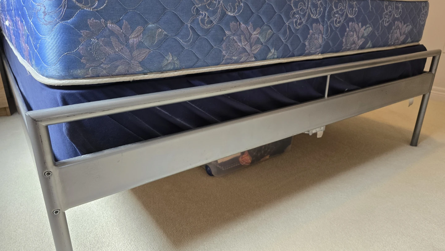 FREE FREE IKEA queen Metal Bed set - photo 2