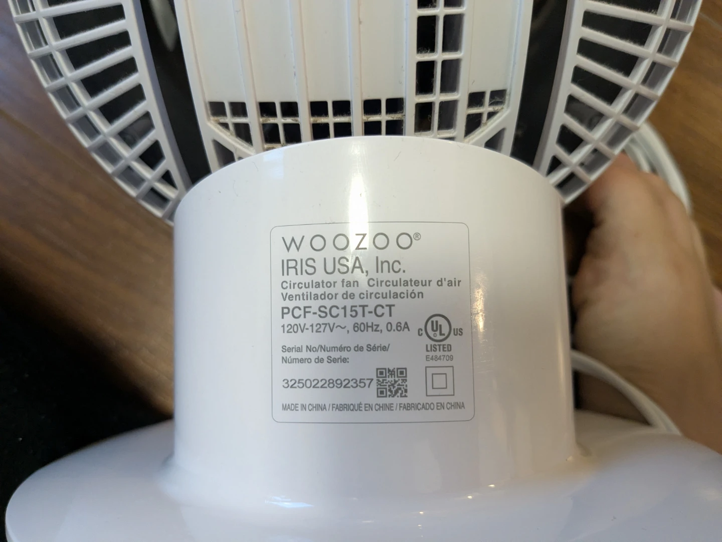 Woozoo Iris Circulator Fan - photo 3