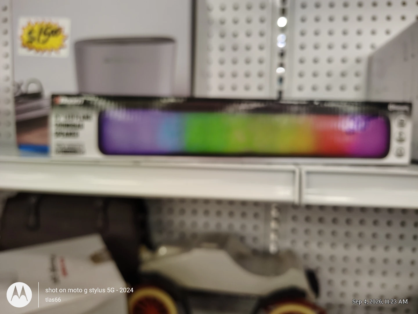 2Boom 15" LED Flame Soundbar Speaker