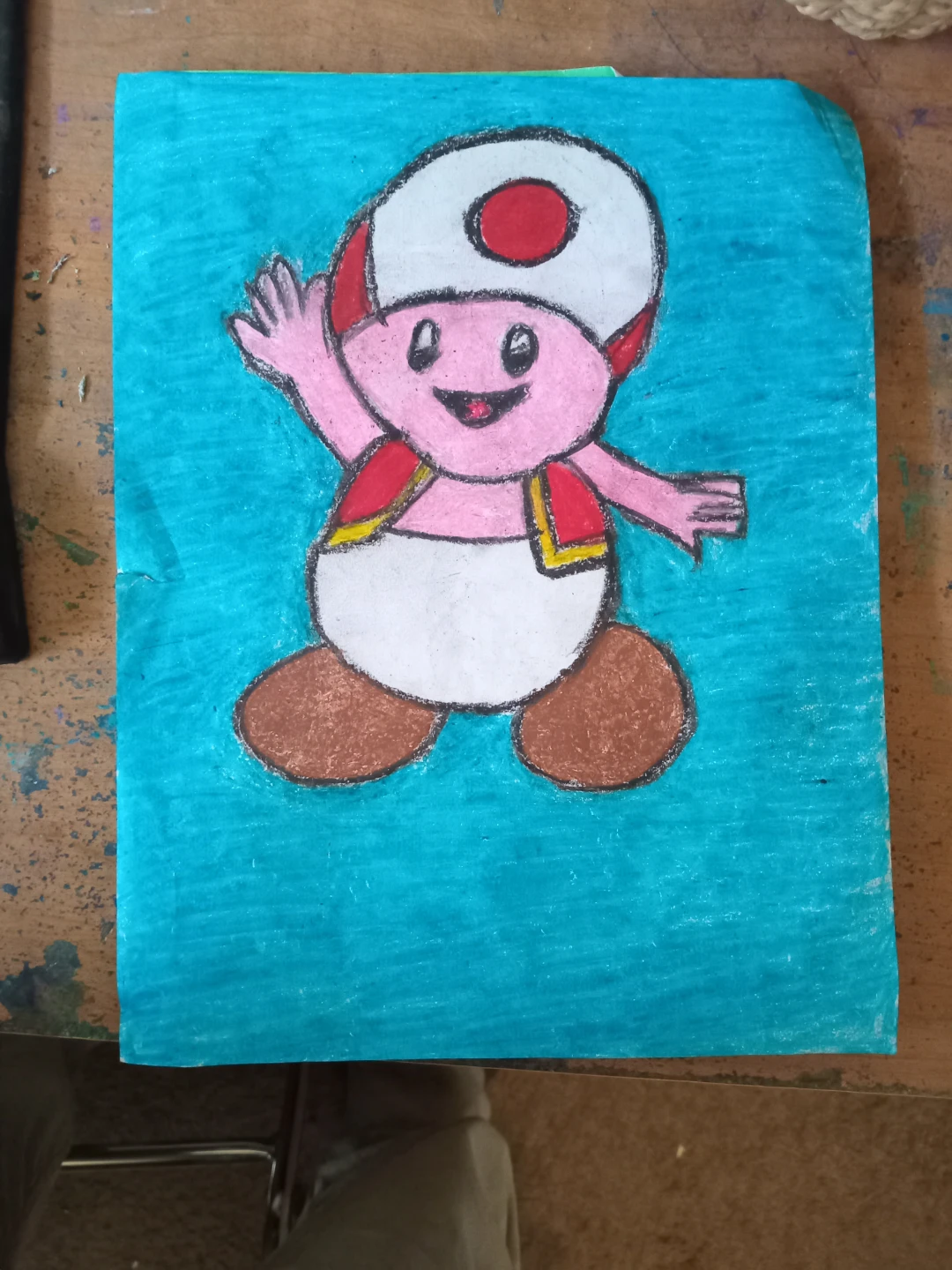 Mushroom Character From Mario Game