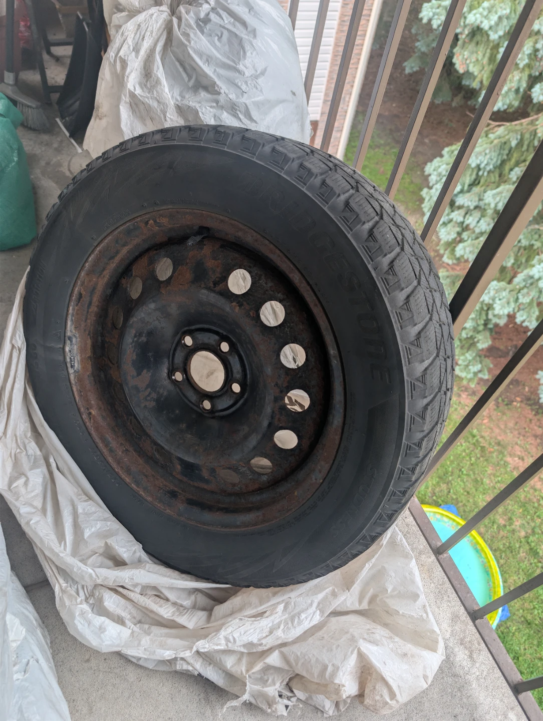 Bridgestone 235/55R17 Winter Tire - photo 2