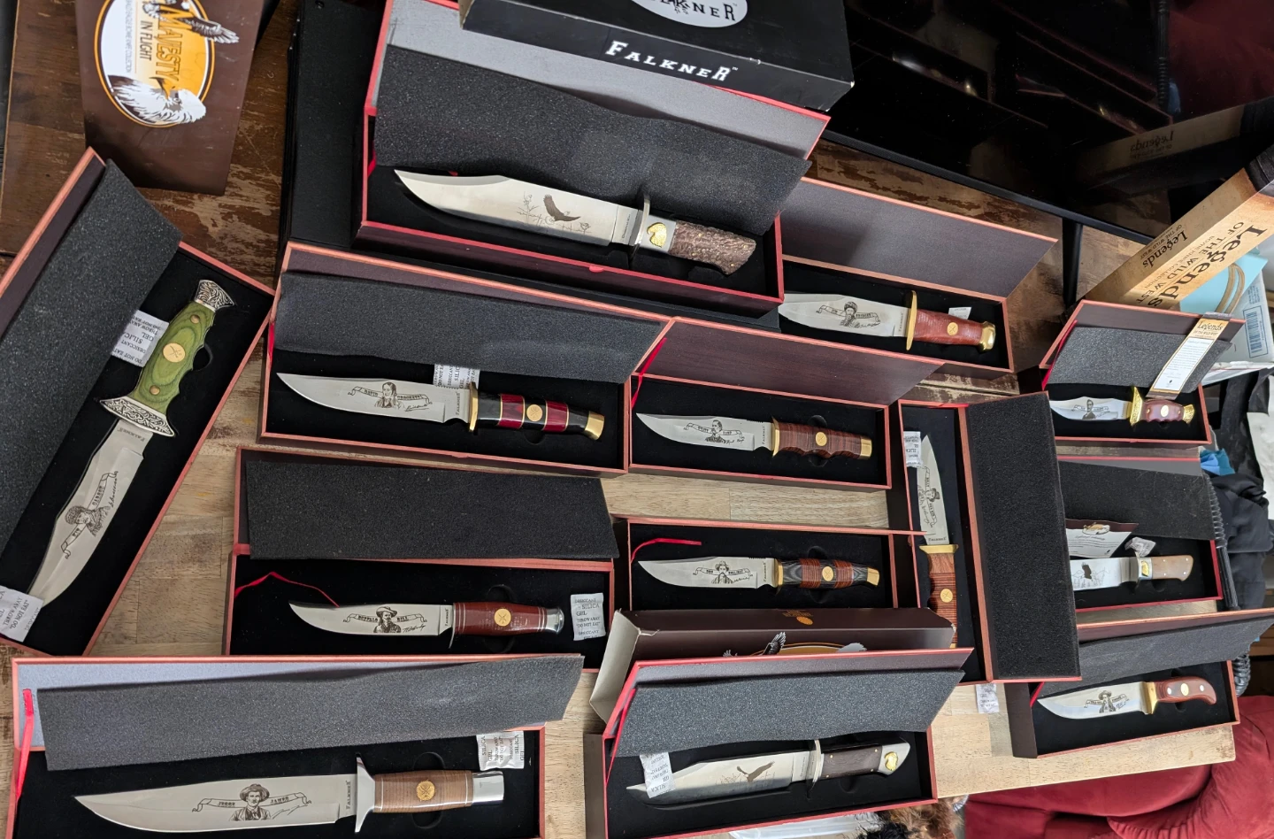 Falkner Legends of the Wild West Knife Collection