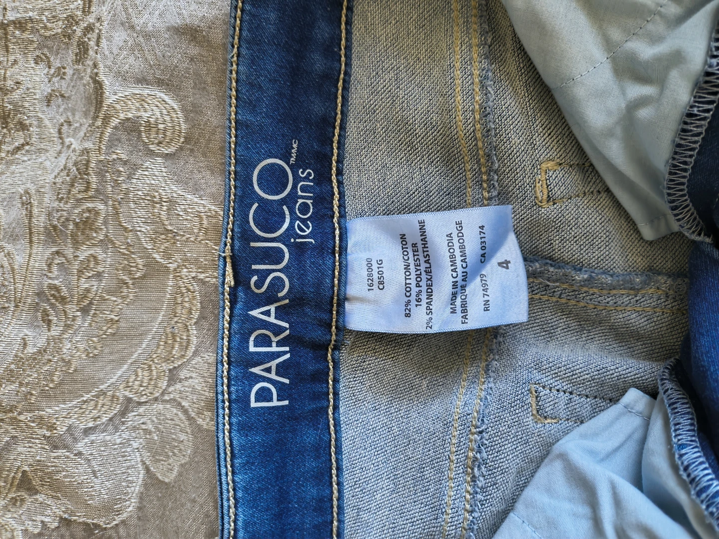 Parasuco Denim Jean Shorts Size 4 - photo 2