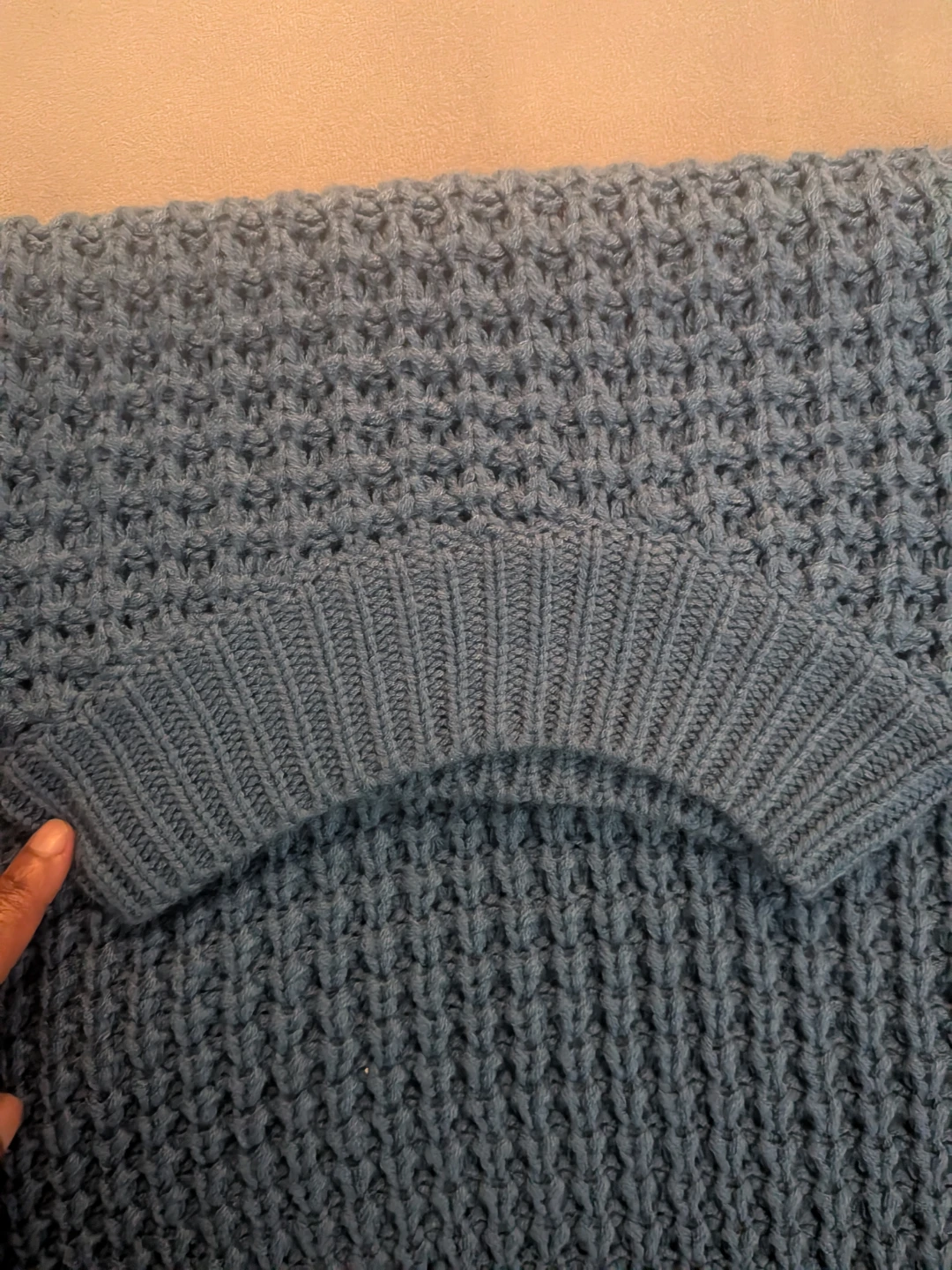 Blue Knit Sweater Vest - photo 3