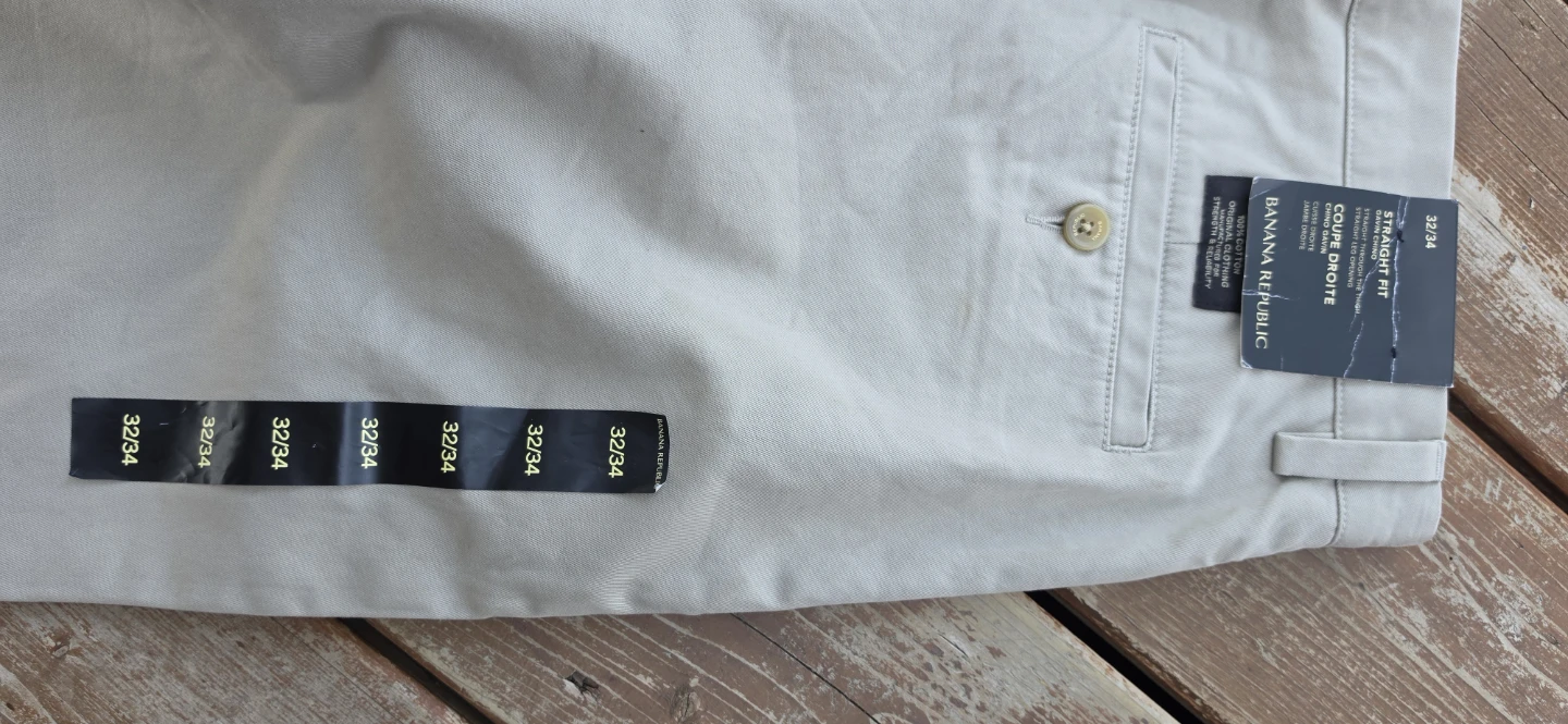 Banana Republic Gavin Straight Fit Chinos 32/34 - photo 5