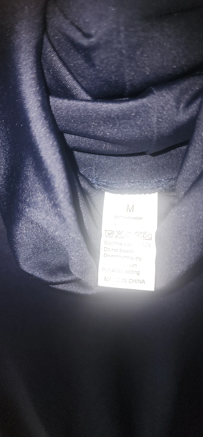 Navy Blue Long Sleeve Hooded Shirt - photo 3