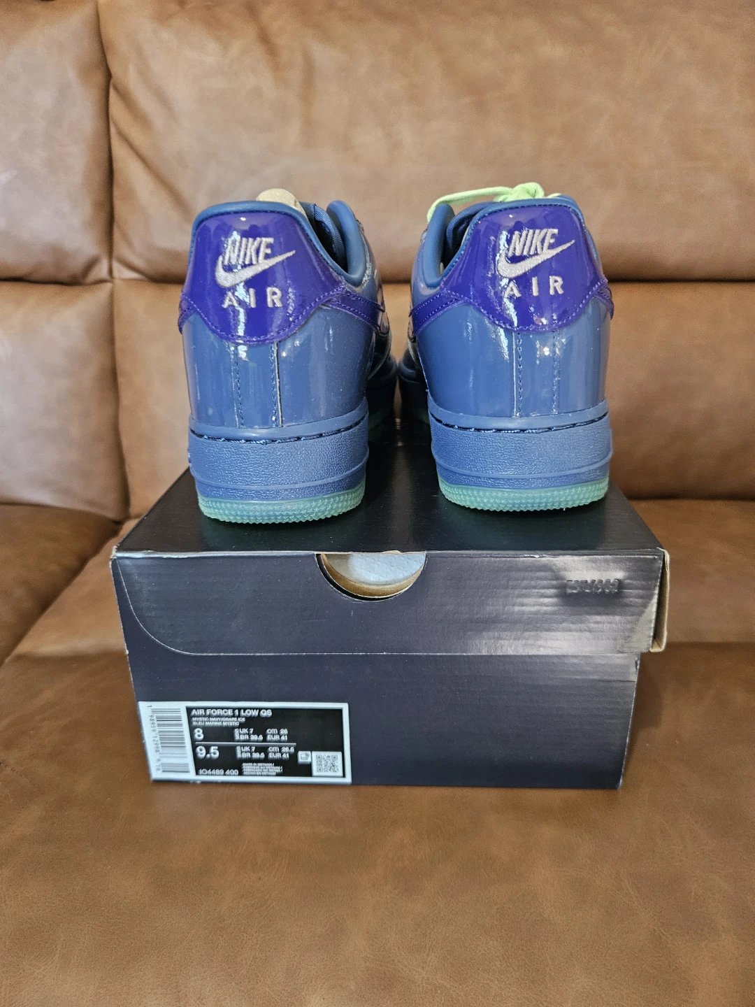 Nike Air Force 1 Low QS Mystic Navy/Grape Ice - photo 5