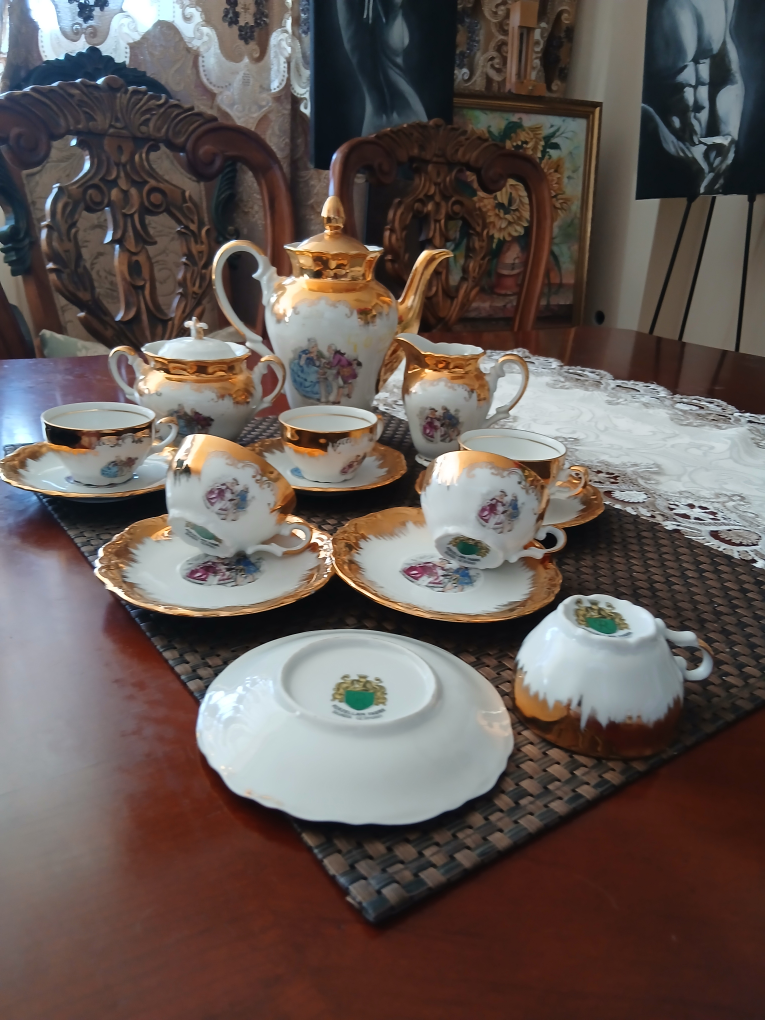Porzellan Fabrik Bavaria Germany Tea Set - photo 4