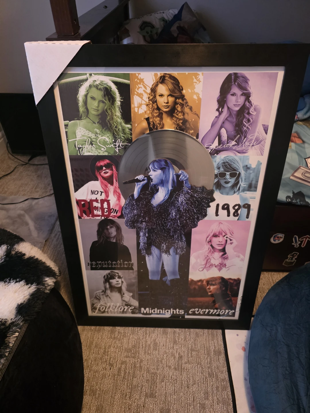 Taylor Swift Era Collage Framed Wall Art